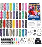 Bored Paracord Starter Kit - Big Neon Combo With Buckles | 550lb Type III Paracord Bundles | Veteran Owned Business