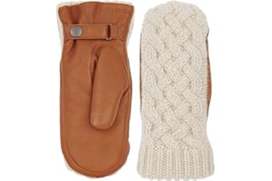Hestra Ragnhild Cable Knit Insulated Wool Mitt