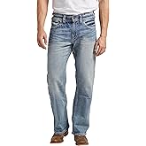 Silver Jeans Co. Men's Gordie Relaxed Fit Straight Leg Jeans
