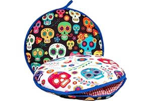 LA TORTILLA OVEN Largest! Two Sided Tortilla Warmer, 12” Insulated and Microwaveable, Fabric Pouch Keeps Them Warm for up to One Hour! Perfect Holder for Corn & Flour, Insulated Keeper! by ENdeas