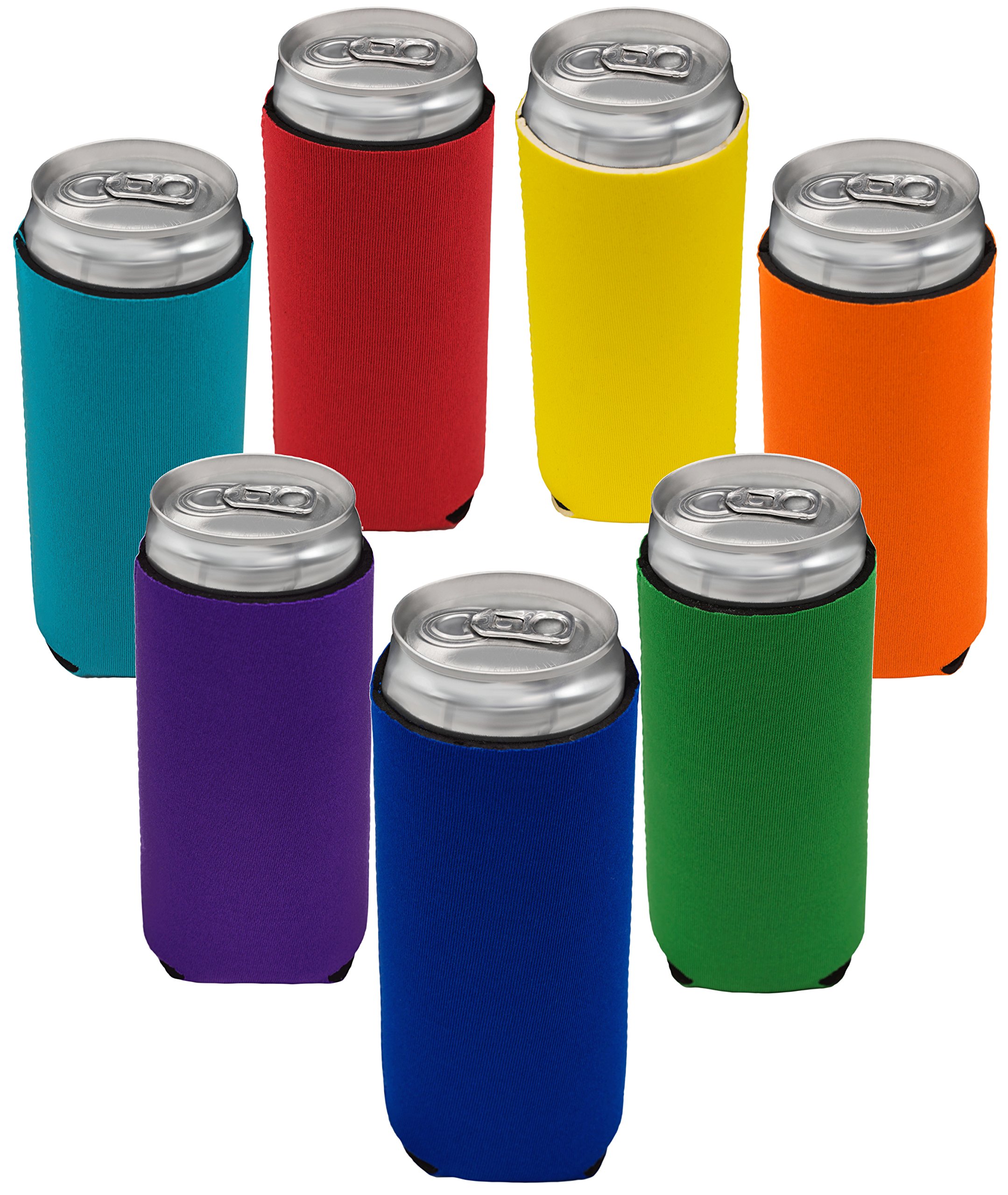 Neoprene Slim Can Sleeves Fits 12 oz Energy Drink & Beer Slim Cans