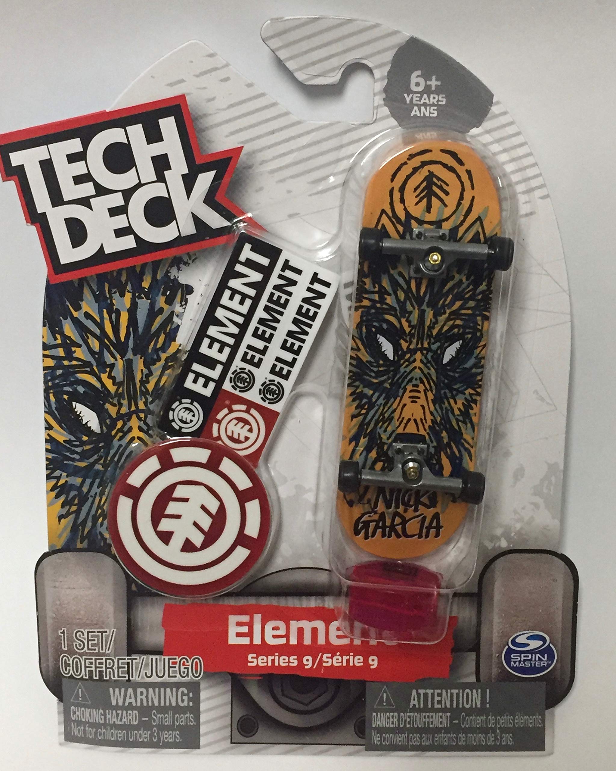 Tech Deck Series 9 Element Skatebaords Nick Garcia