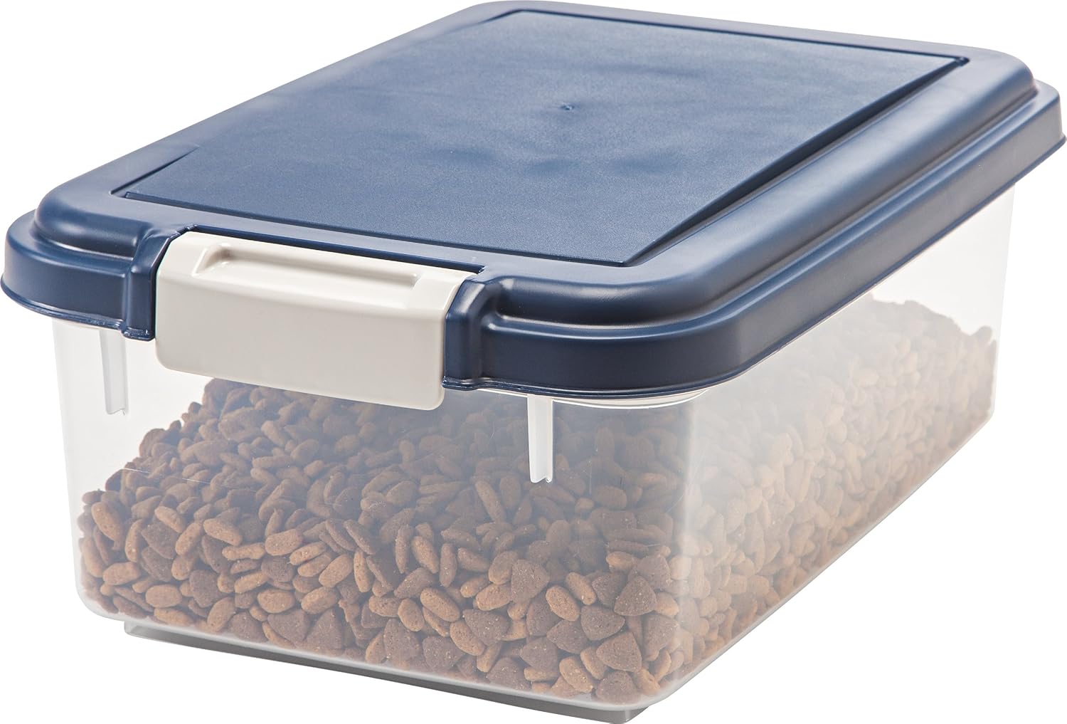 IRIS Airtight Food Storage Container, Navy : Pet Food Storage Products : Pet Supplies