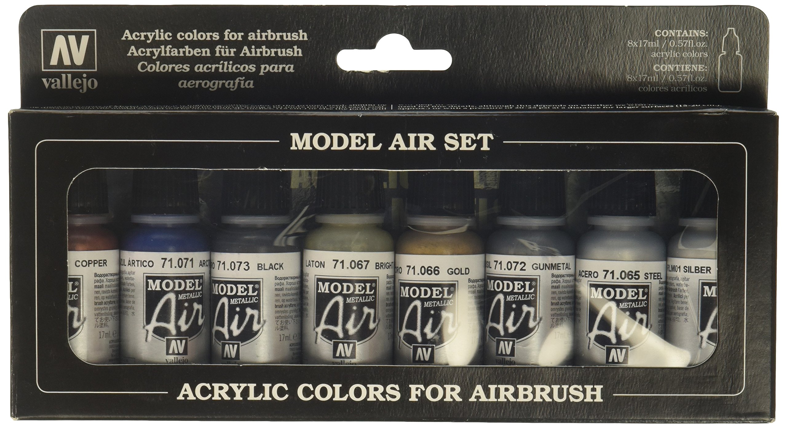 Vallejo 17 ml Paint Display Acrylics Mounted Wall