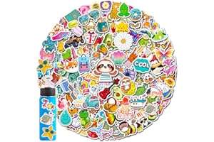 MONENFANCE 300 PCS Water Bottle Stickers, Cute Stickers for Hydroflasks VSCO Sticker Packs Cute Vinyl Waterproof Stickers for Water Bottles, Skateboard Phone Laptop Stickers for Kids Teens Girls