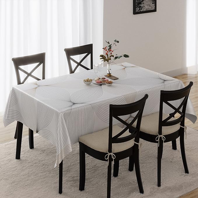 AELS Tablecloths for Rectangle Tables 60 x 84 inch, Waterproof OilProof Stain Resistant