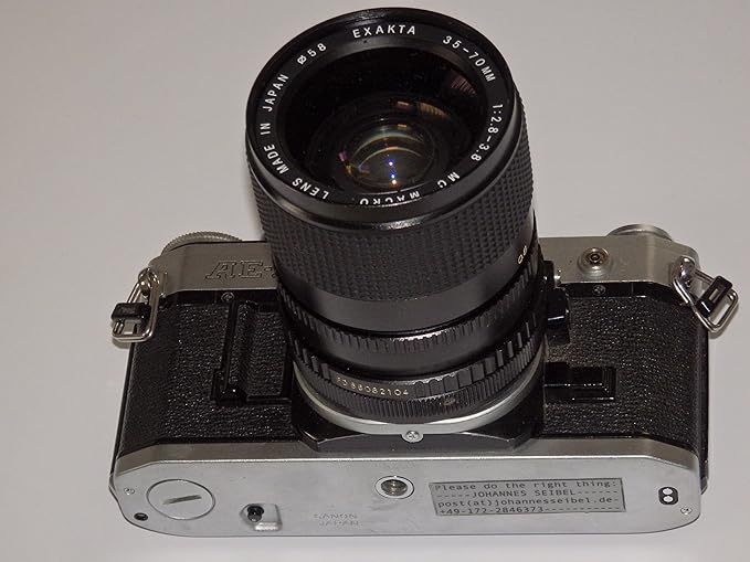 Cámara Réflex fotos Camera - SLR Canon AE de 1 AE1 incl. Lente Mc ...