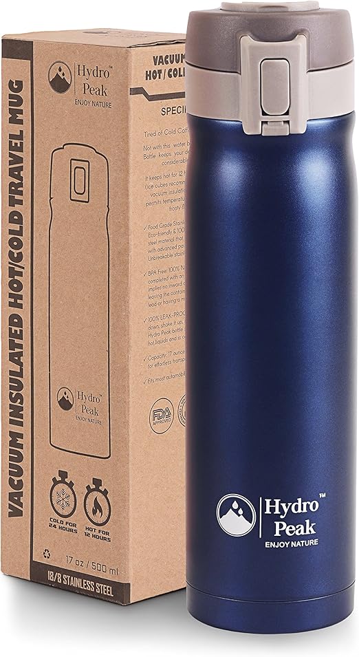 17oz Coffee Thermos, Stainless Steel Travel Mug, Double