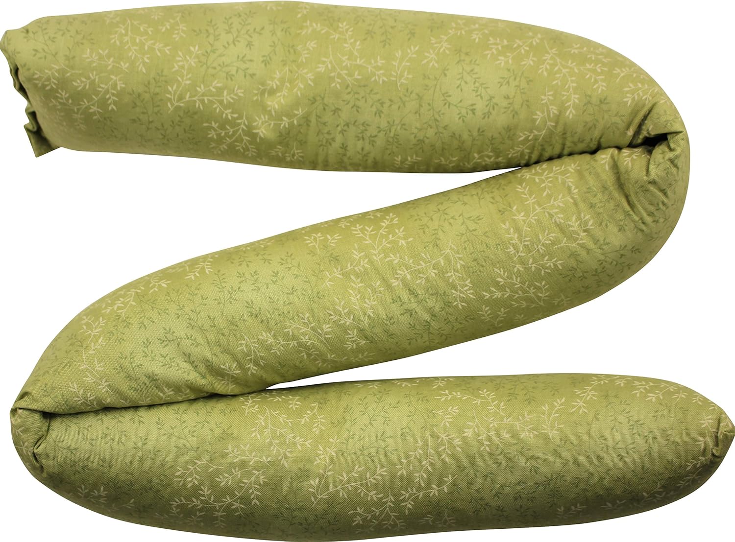 Draft Stoppers - Draft Stopper 2 inch Diameter for Windows/Doors Green Leaves Pick a Length (Fits a 30