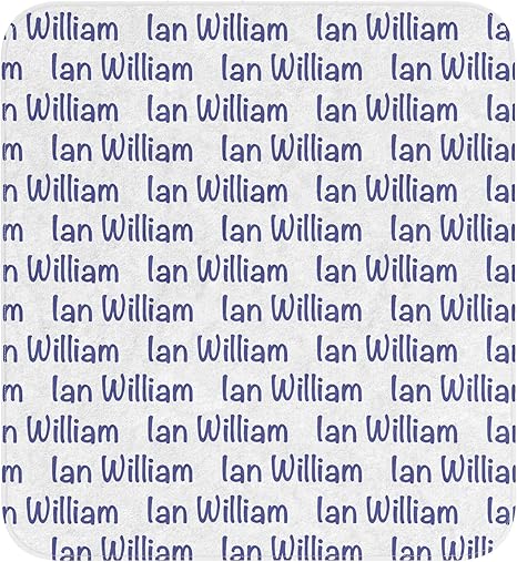 amazon baby blanket with name