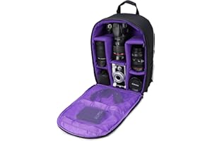 G-raphy Camera Bag Camera Backpack Waterproof by G-raphy 16" X 13" X 5" with Tripod Holder for DSLR Cameras, Mirrorless Camer