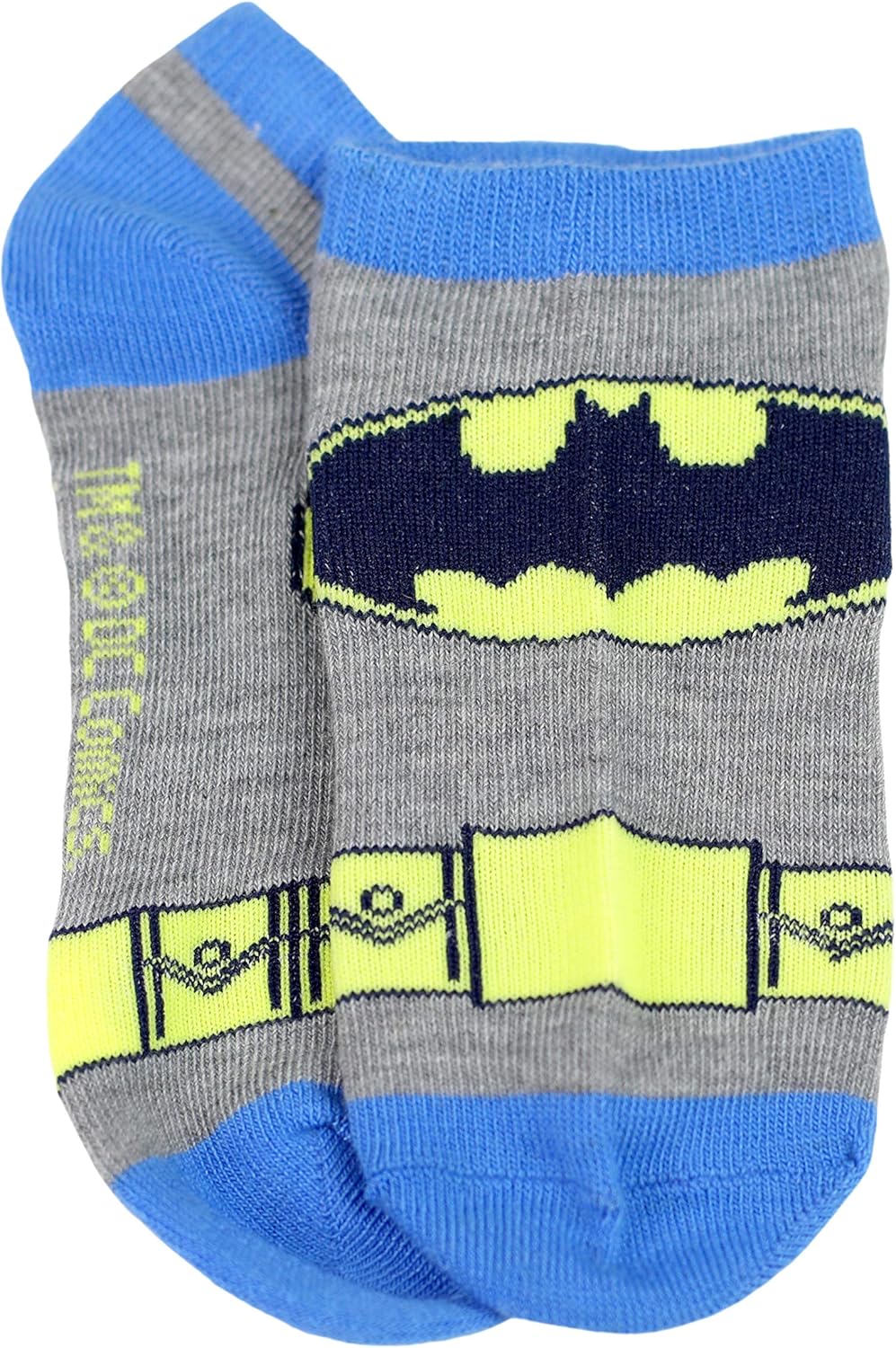 DC Comics Boy's Justice League 6-Pack No Show Socks, Sock Size 6-8.5 (Shoe Size 10-4.5): Clothing
