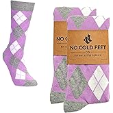 No Cold Feet Men’s Purple Dress Socks – Classic Soft Crew Dress Socks, All-Day Comfort for Work, Business or Weddings