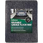 Cybstrax Oil Spill Mat - 17' x 7'4" Absorbent Oil Garage Floor Mat for Under Car - Protect Driveway from Drips, Spills, Stains, Reusable & Durable Garage Floor Protection Mat with Waterproof Backing