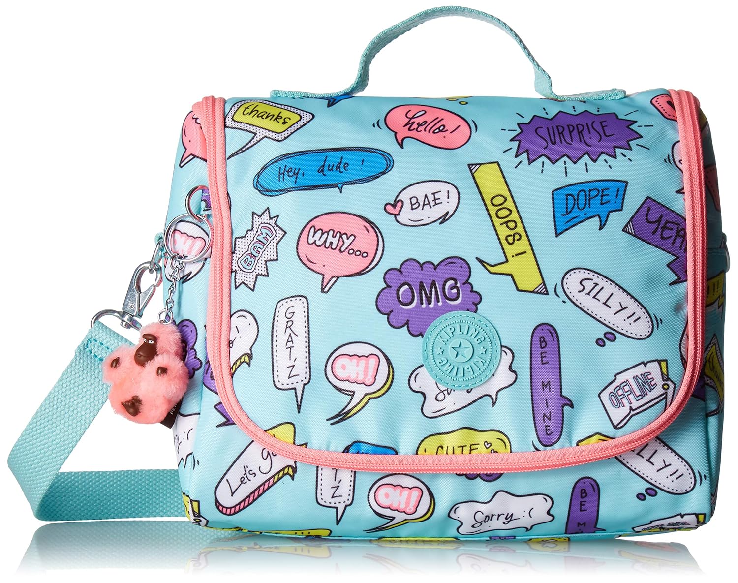 Kipling Kichirou Insulated Lunch Bag, Talking Bubbles Amazon.in Home