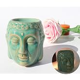 Nice Essential Oil Burner Diffuser Aroma Aromatherapy Air Freshener Buddha Shakyamuni Ceramic for Yoga SPA Meditation