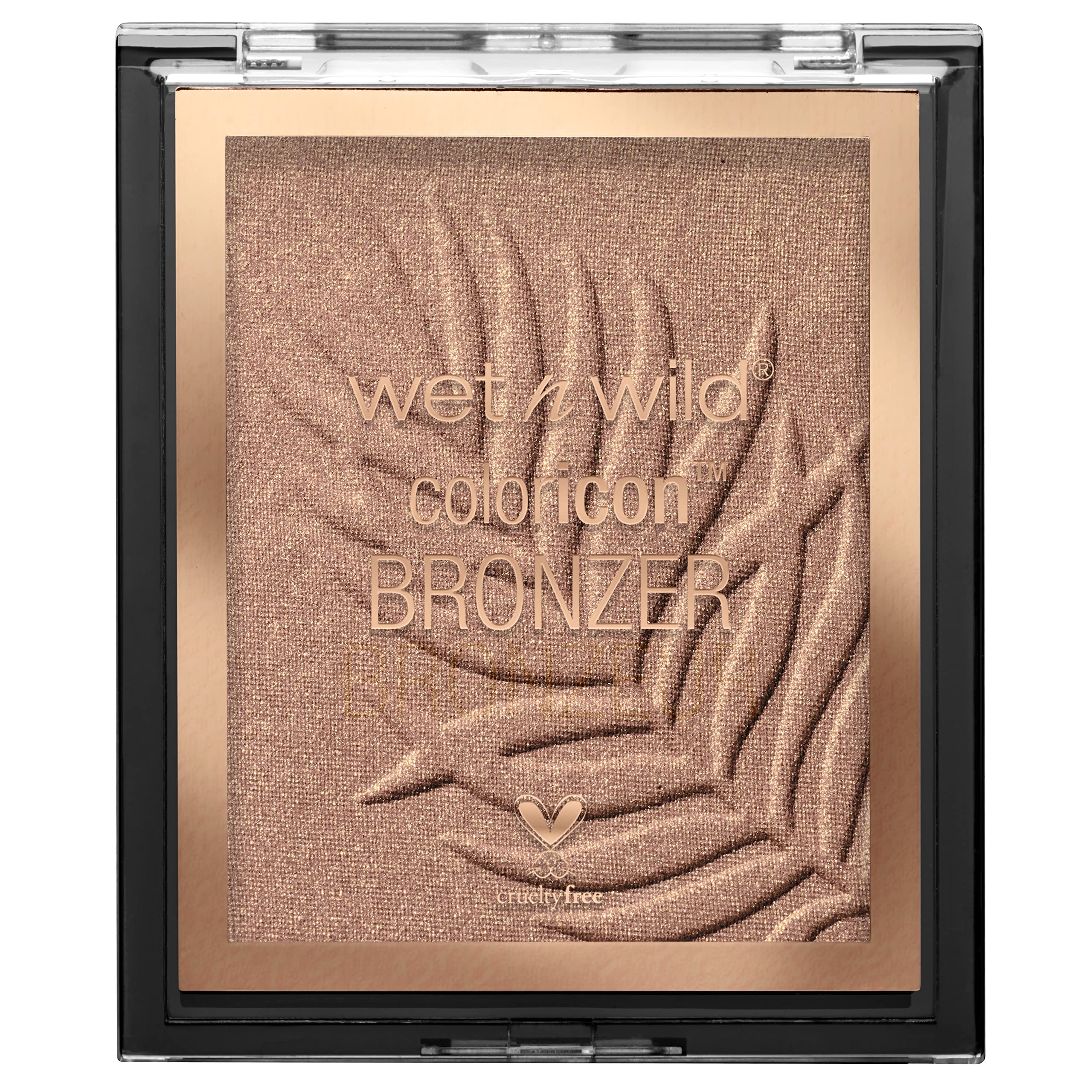 Wet n Wild, Color Icon Bronzer, Soft and Creamy Bronzer with Gel-infused, Long-wearing Formula, for a Sun-kissed Glow and Natural Tan Flush, Vegan, Palm Beach Ready