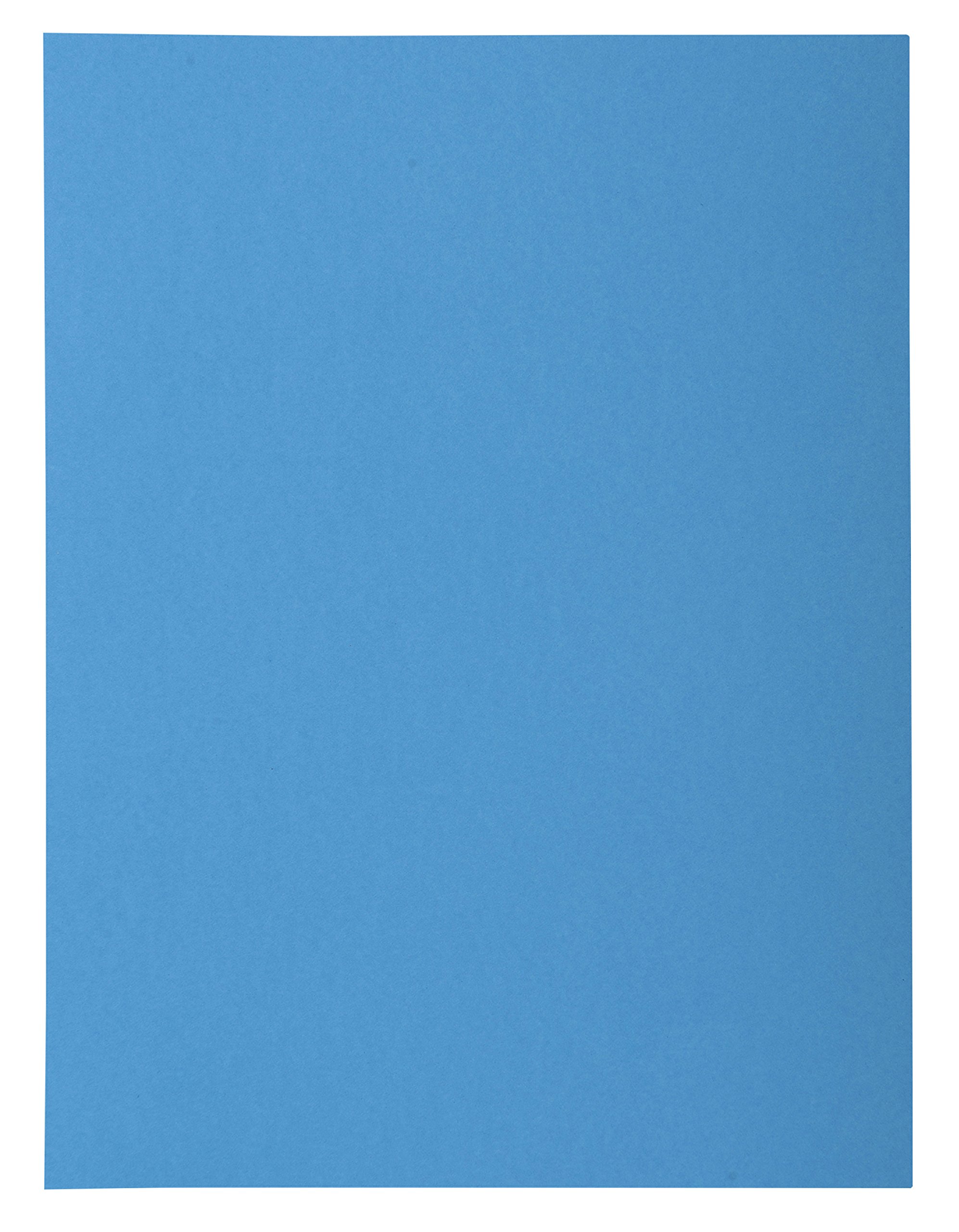Exacompta - Ref 218019E - Rocks Collection - 1-Flap Folder - 240 x 320mm in Size, Suitable for A4 Documents, 210gsm Material, Single Fold-Over Flap - Blue (Pack of 50)