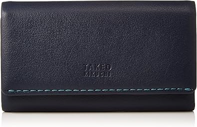 Amazon タケオキクチ キーケース メンズ 三つ折り 4連 モルビド シリーズ ネイビー Takeo Kikuchi タケオキクチ 財布
