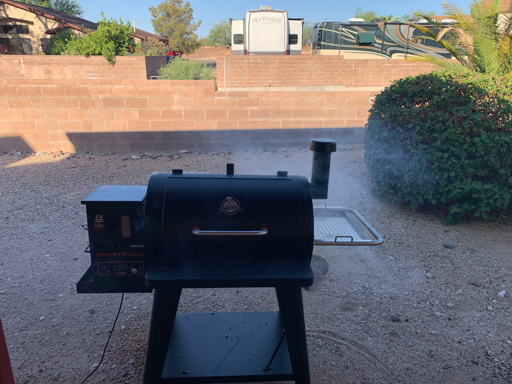 74/mo Finance PIT BOSS 10537 PB0820SP Wood Pellet Grill, 820 Square