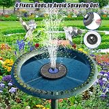 SZMP Solar Fountain 3.5W 7 in 1 Nozzles Birds Garden Pond Pump view 4