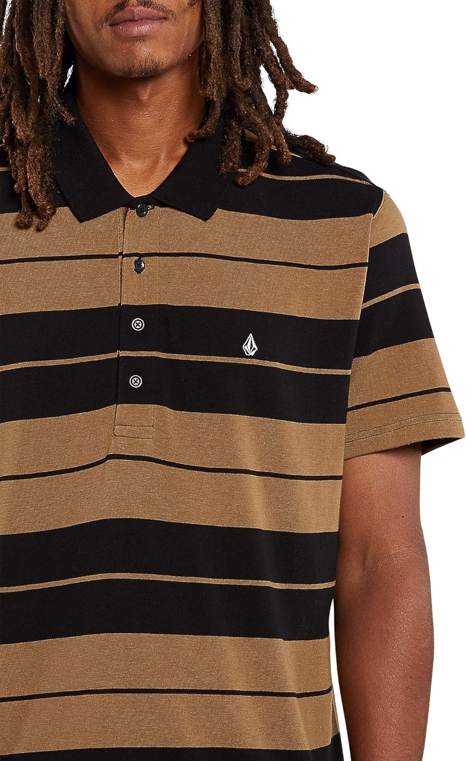 Volcom Men's Olmos Short Sleeve Polo Shirt: Clothing