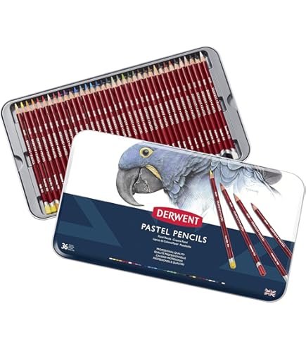 Amazon.com: Derwent 72 Pastel Pencil Metal Tin Set