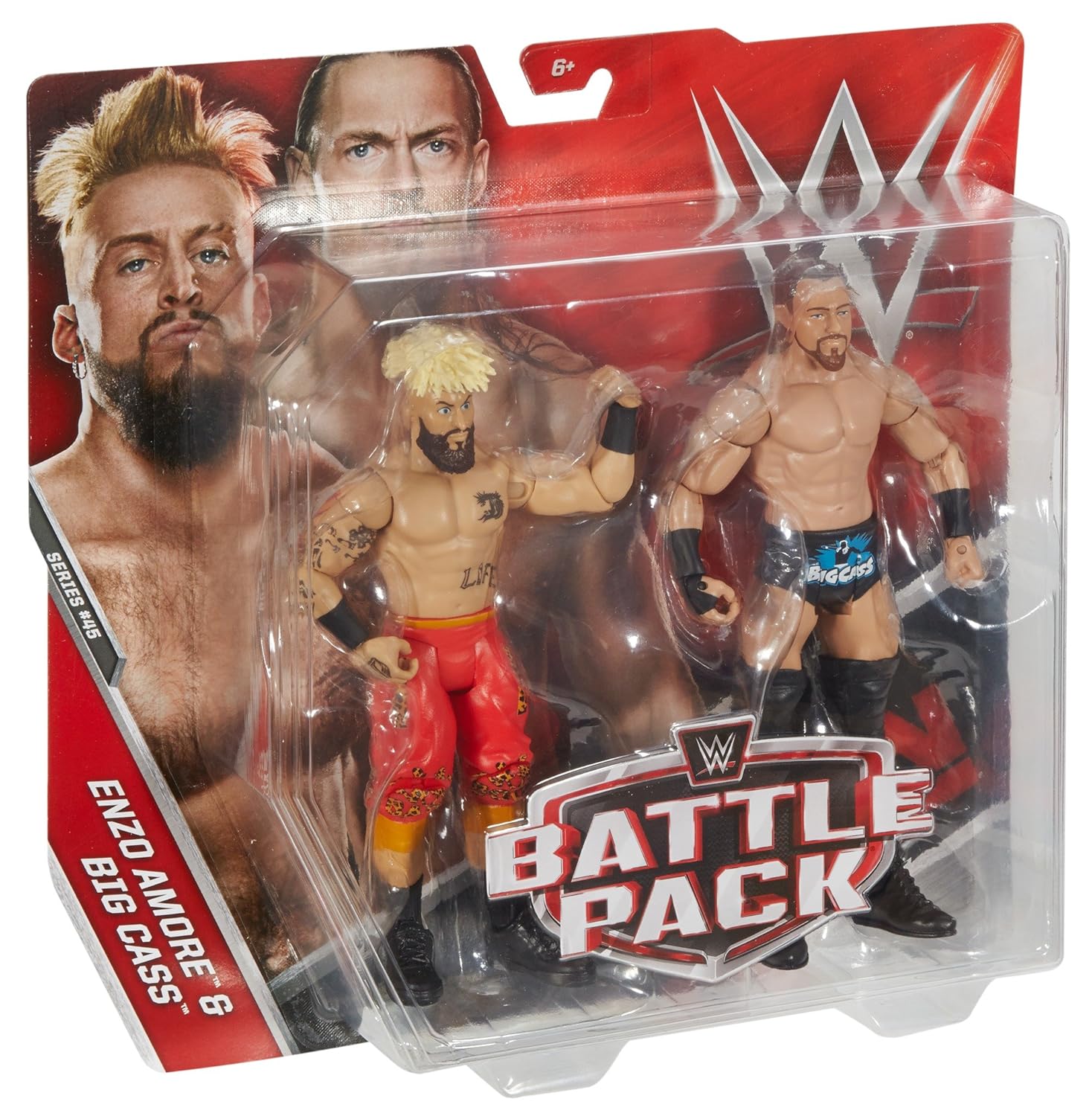 Mattel Dxg35 2 Pack Wwe Enzo Amore Big Cass Action Figure Toys Games Action Figures Statues Wararenergy Com