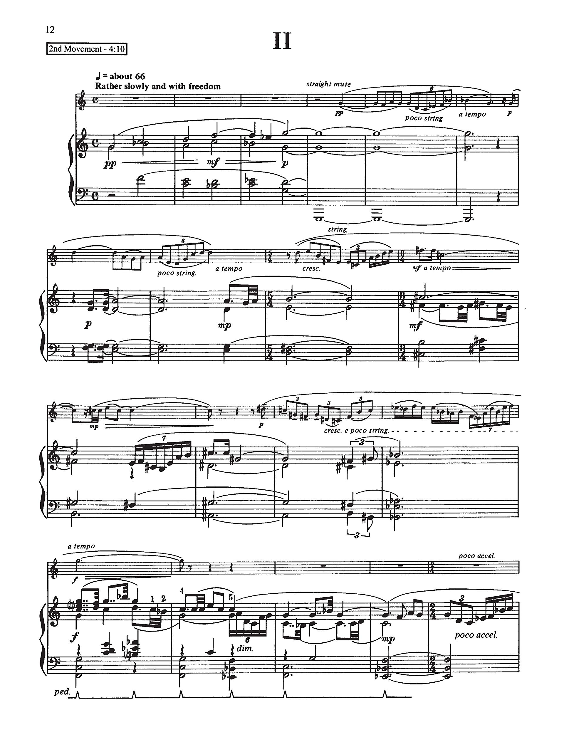 Amazon Com Sonata For Trumpet And Piano 1986 Edition Part S 0029156149005 Kennan Kent Books