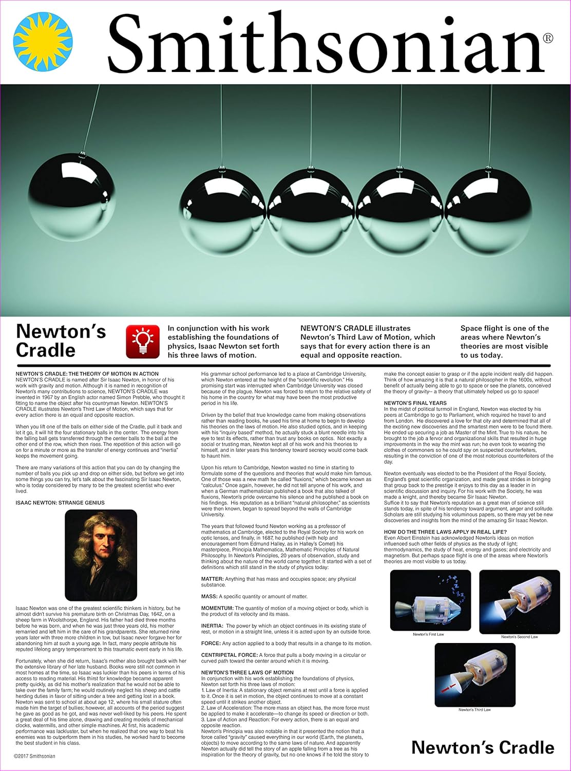 smithsonian newton's cradle