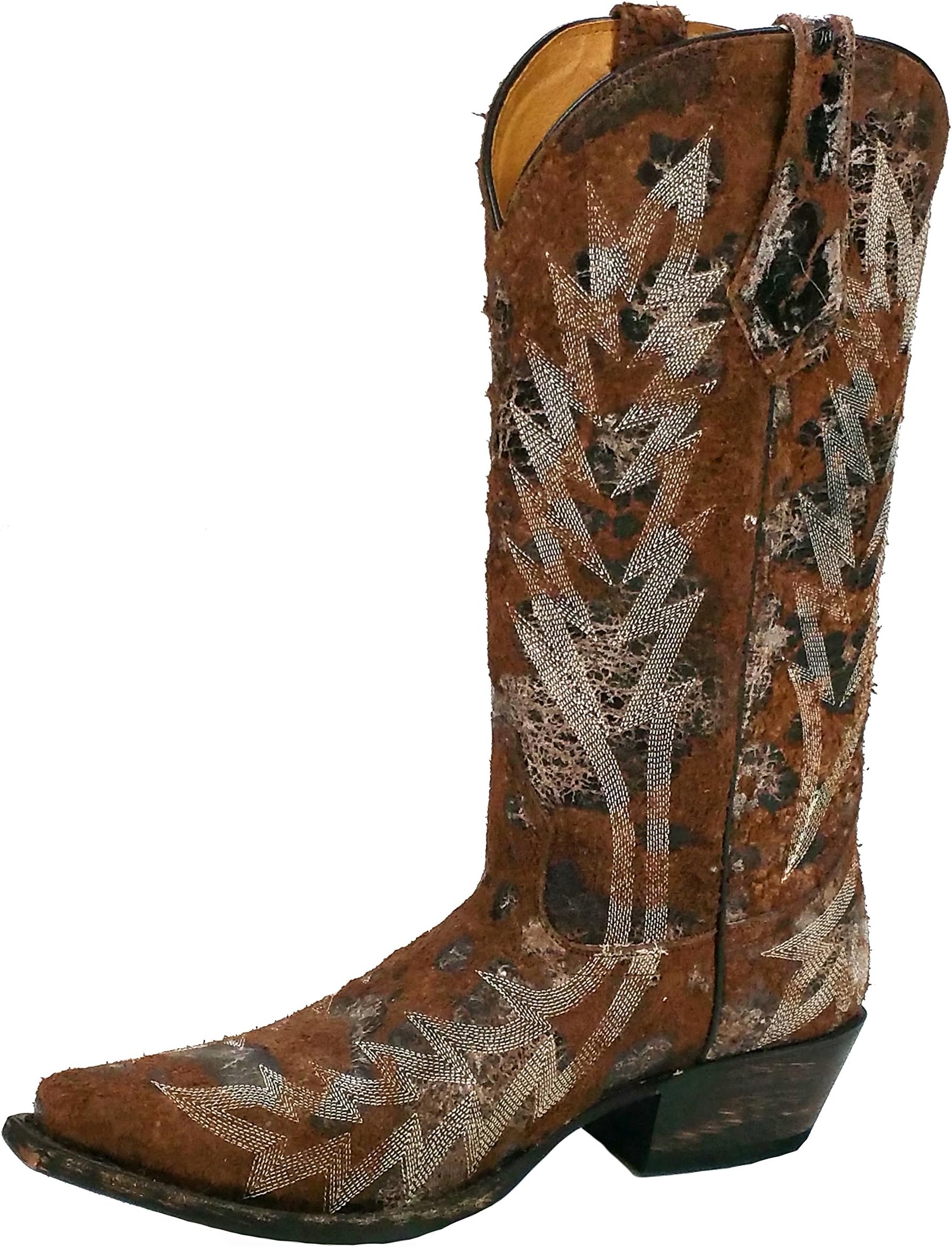 Johnny Ringo Women's Western Boot T-Toe Brown Cowhide Leather 922-17T B(M)