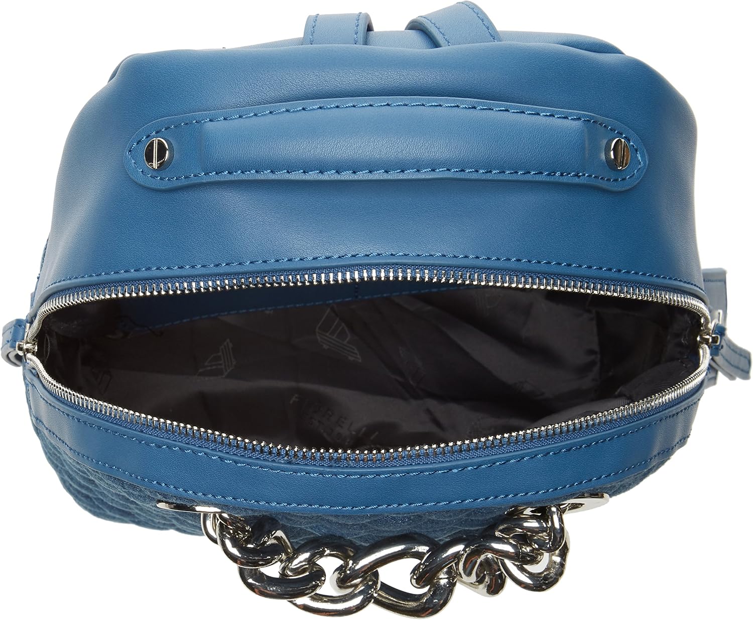 Fiorelli Women's Anouk Backpack Handbag, Blue (Denim Quilt), 12x27x22 cm (W x H x L) - Image 4