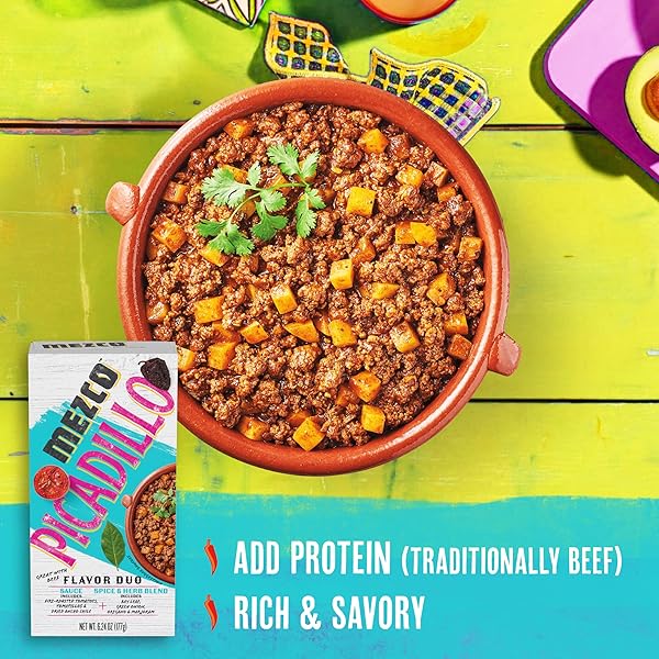 MEZCO PICADILLO FLAVOR DUO, SAUCE, SPICE AND HERB BLEND, MEAL PREP KIT, 6.24 OZ