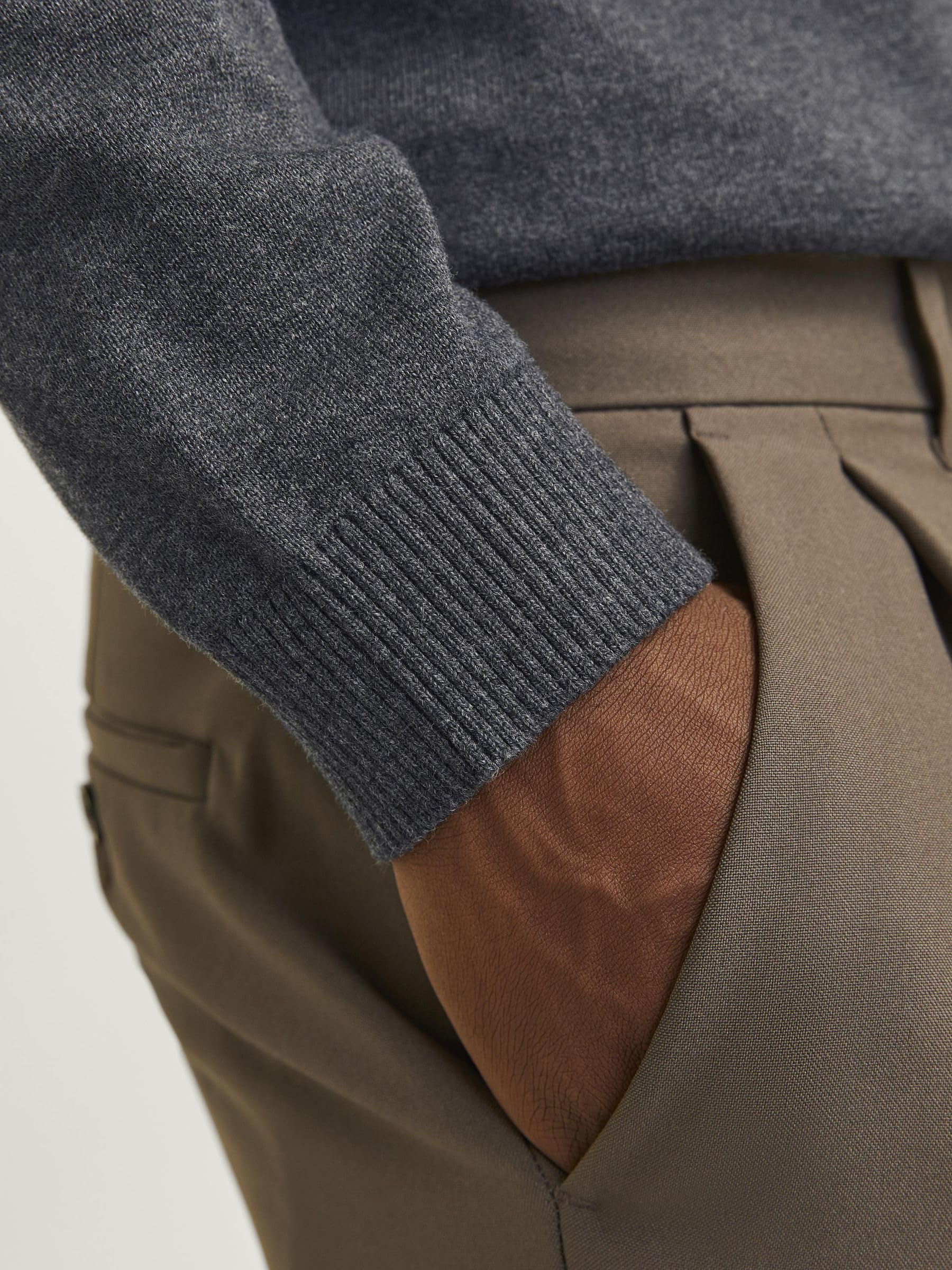 JACK & JONES Male Rollkragenpullover Einfarbig Rollkragenpullover 5