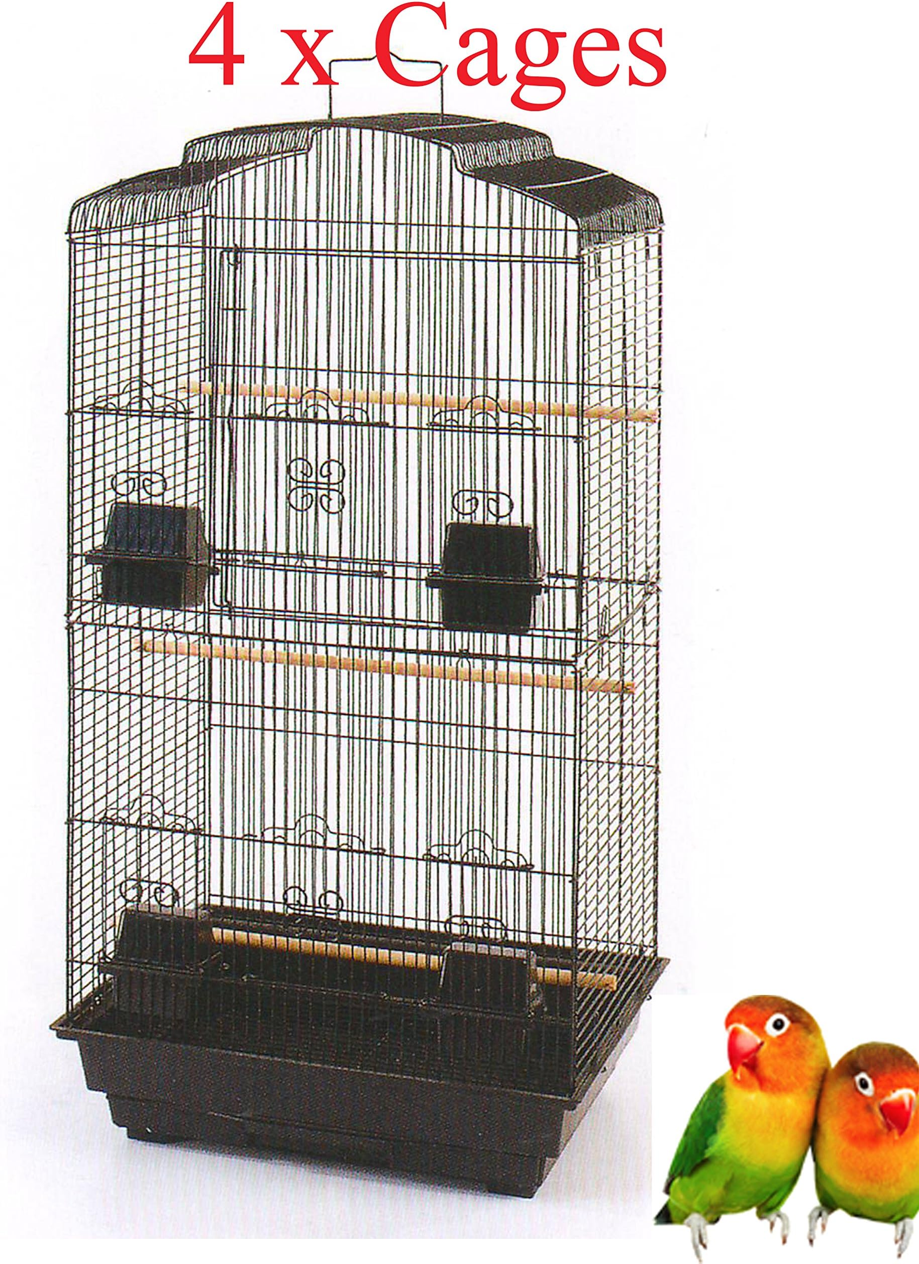 Large 36-Inch Portable Bird Flight Cage for Canary Parakeet Cockatiel Lovebird Finch Small Parrot Budgies Travel Bird Cage
