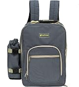 CMY 4 Person Picnic Backpack Cooler with Tableware Insulated Camp Bag view 4