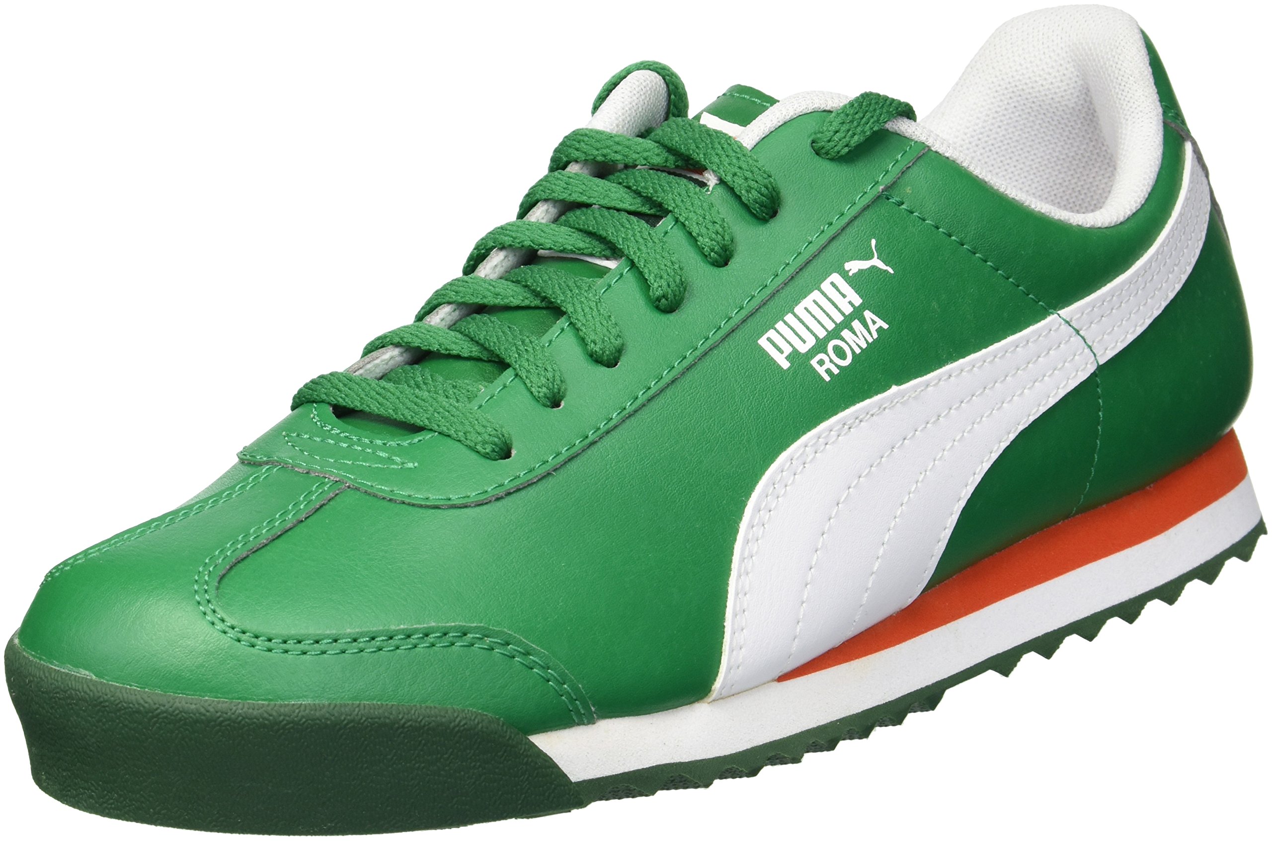 puma roma green and white