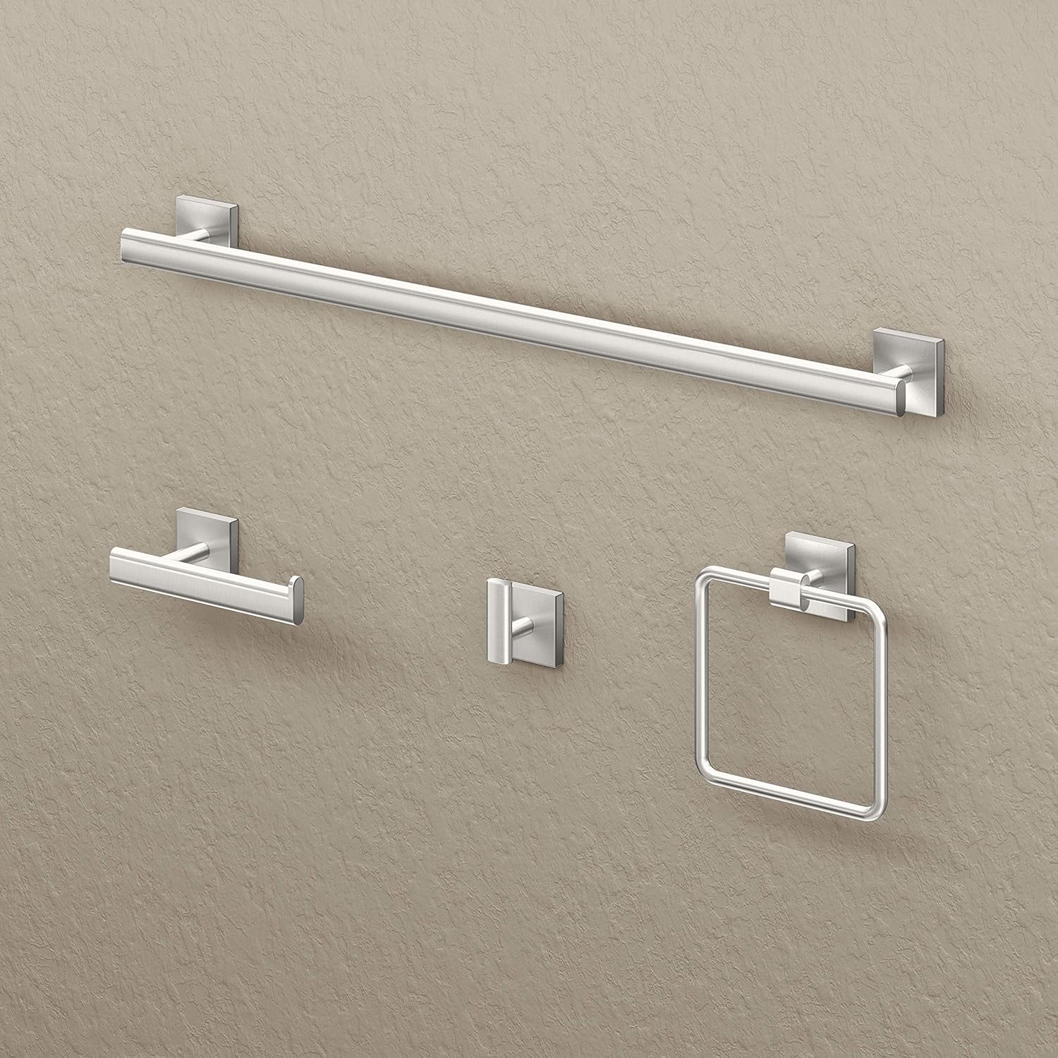 Gatco 4075 Elevate Robe Hook, Satin Nickel - Bath Towel Hooks - 
