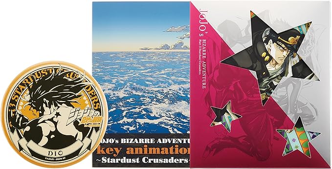 Amazon Amazon Co Jp限定 ジョジョの奇妙な冒険スターダストクルセイダース Vol 6 オリジナルデカ缶バッチ付 ディオver アニメ原画集付 初回生産限定版 Blu Ray アニメ