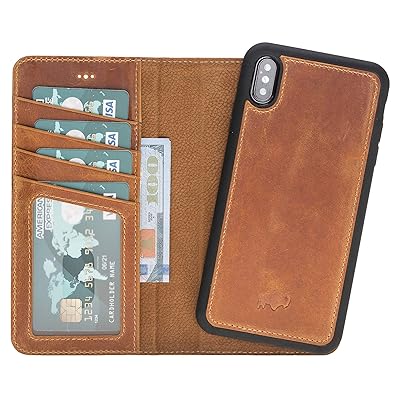 Burkley Detachable Leather Wallet Case for iPhone Xs Italy Ubuy - Main Image