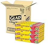 Glad Cling ‘N Seal Plastic Food Wrap, 200 Square