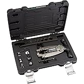Hilmor 1838947 Quick Engage Flare and Swage Kit, HVAC Tools and Equipment for Maintenance and Repairs, Single Hand Operation, Black