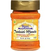 Rani Tandoori Masala (Natural, No Colors Added) Indian 11-Spice Blend 3oz (85g) PET Jar ~ Salt Free | Vegan | Gluten Friendly
