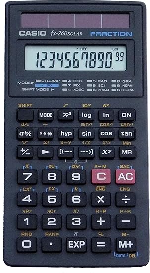 Amazon Casio カシオ 関数電卓 Fx 260 Solar ブラック 日本語説明書付 並行輸入品 関数電卓 文房具 オフィス用品
