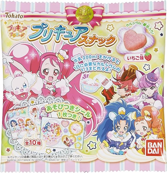 Amazon 東ハト プリキュアスナックいちご味 21g 袋 東ハト スナック菓子 通販