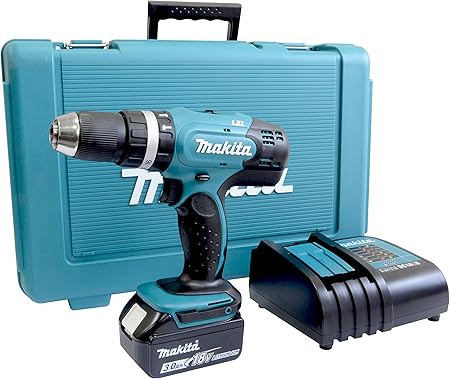 Makita Dhp453sf Combi Drill 18 V Green Black Large Amazon Co Uk Diy Tools