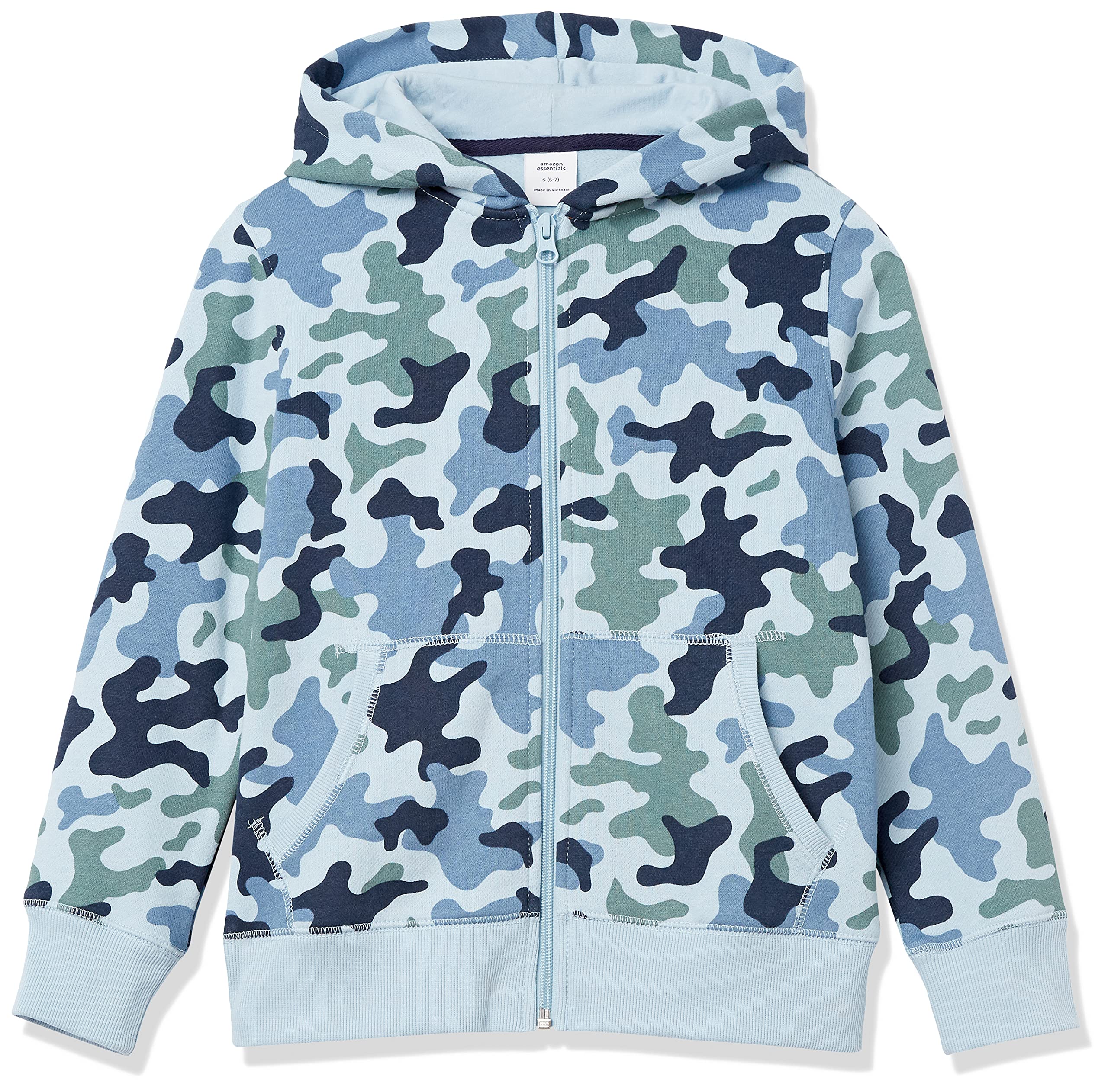 Amazon Essentials Boys' Fleece Zip-Up Hoodie