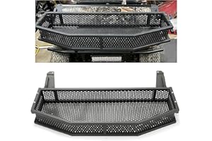 HECASA Black Front Clay Outer Cargo Basket w/Mounting Brackets Compatible with Club Car DS Golf Cart Gas & Electric Models (H
