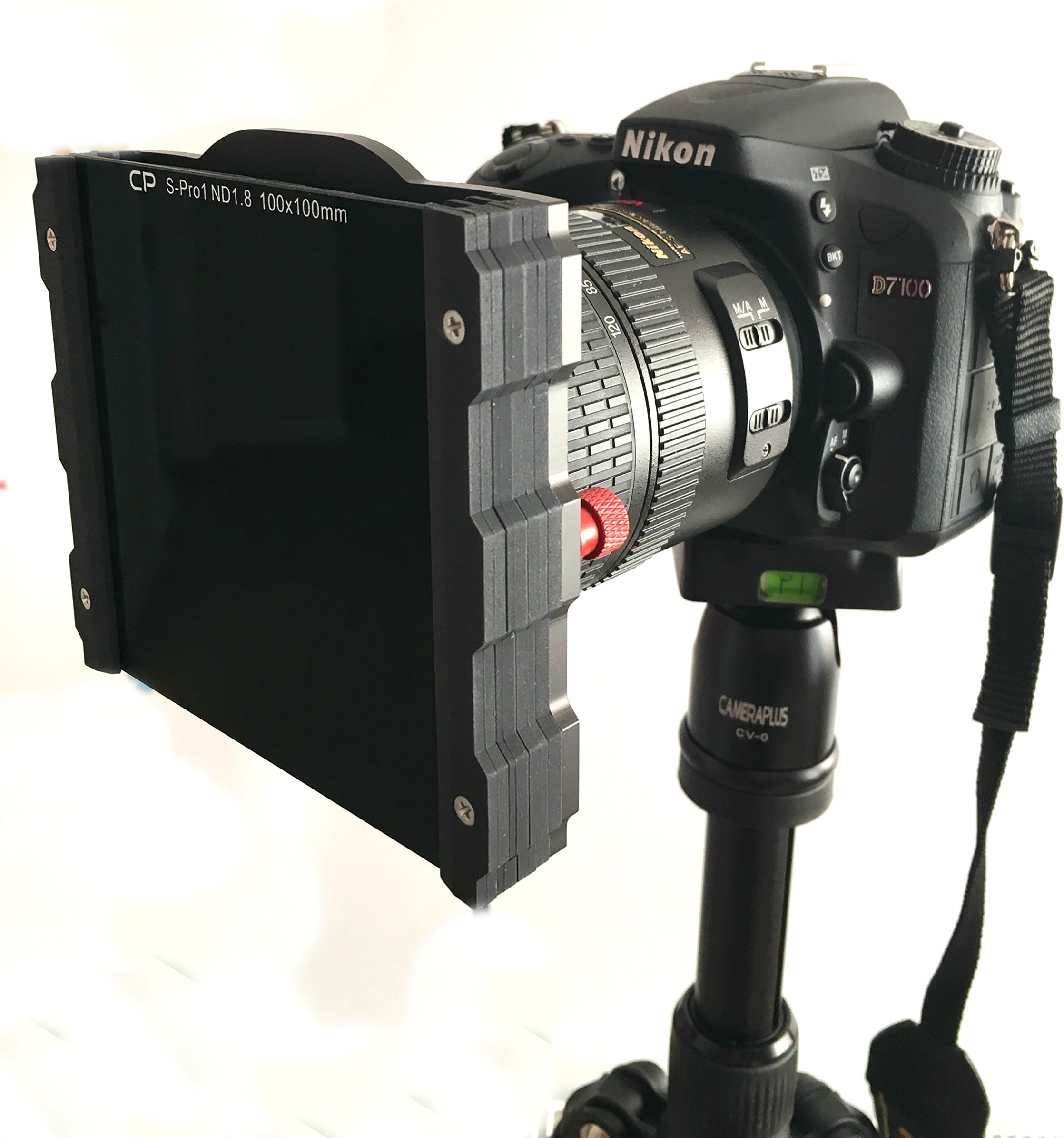 CameraPlus ND1.8, 64x Square Optical Glass Neutral Density Filter, 100x100mm