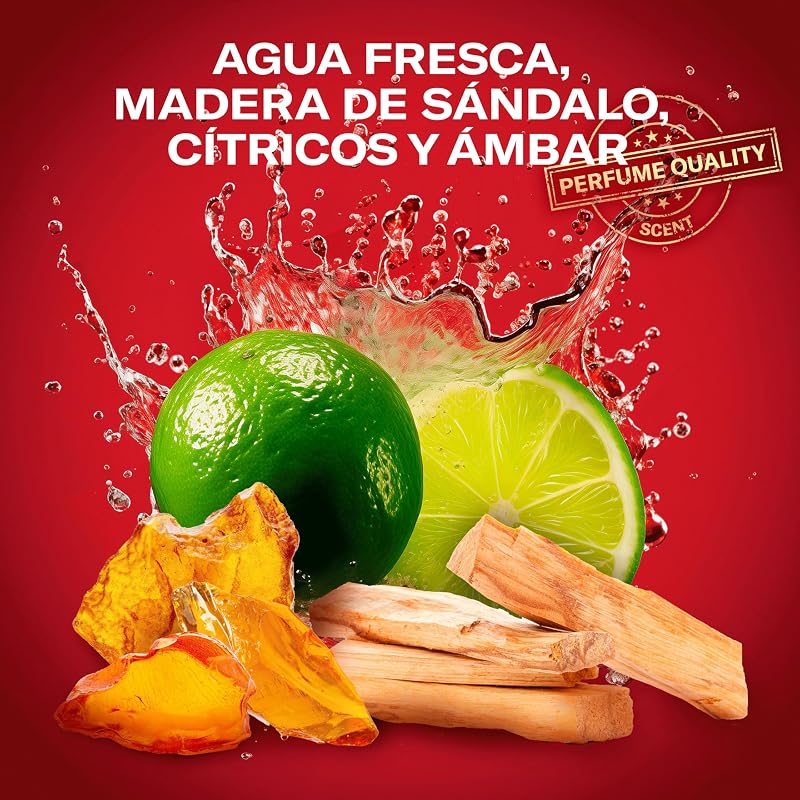 Barra de desodorizante para águas bravas para homens 50 ml x 6, fresca 24 horas, todos os dias com uso diário, perfume duradouro, fragrância excecional, proteção contra maus odores